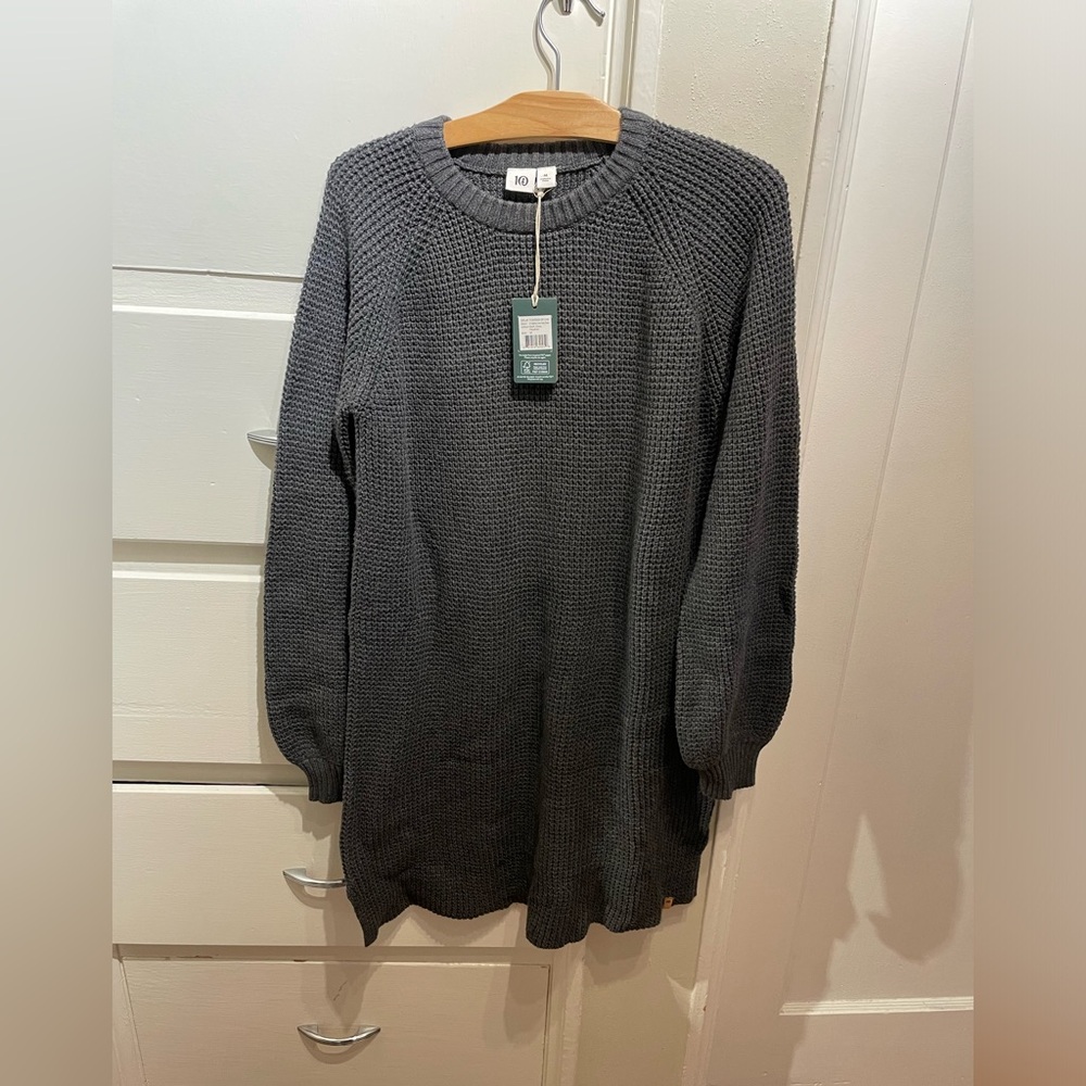 Tentree cotton sweater dress, new with tags